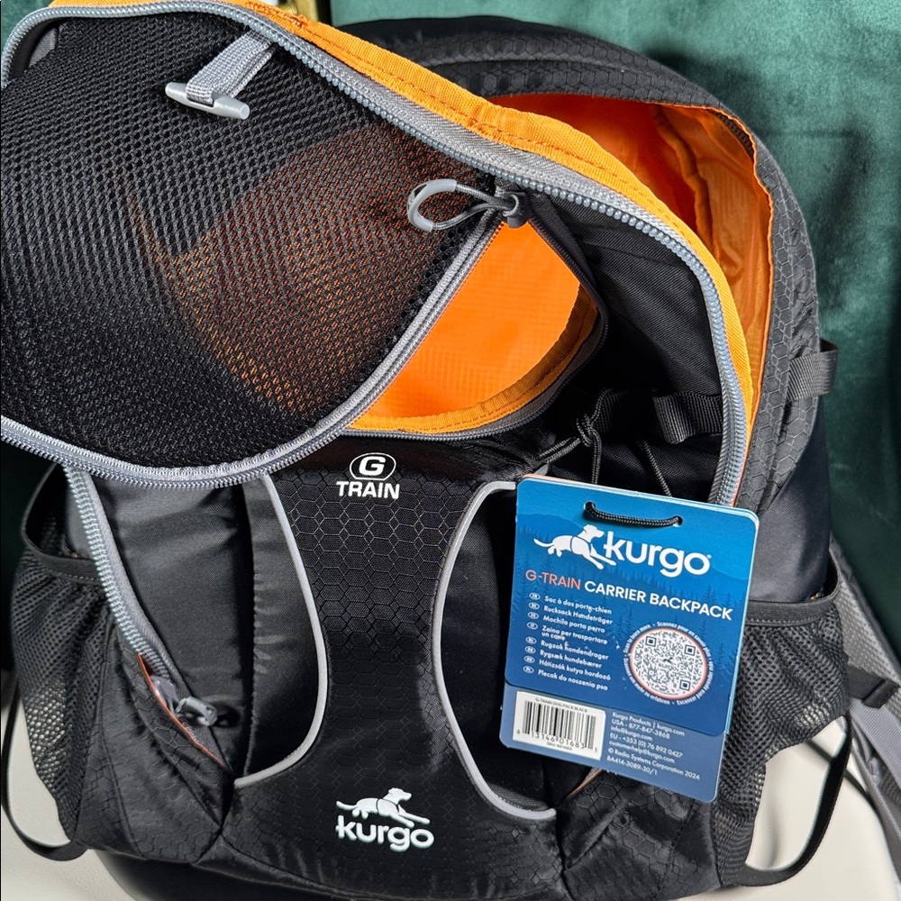 Kurgo G-Train Dog Carrier Backpack, Black - Picture 9 of 13